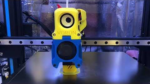 Minion Themed Voron Afterburner Fitted To My CR10S