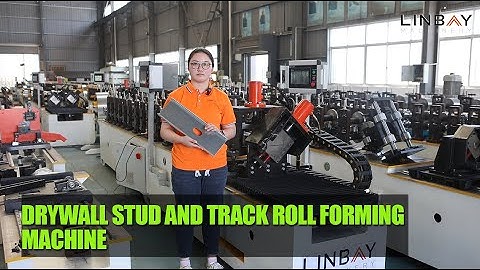【Stud+Track】Linbay-Drywall stud and track roll forming machine