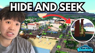 EXTREME 50 PLAYER HIDE AND SEEK IN THE NEW BLOXBURG MAP *frustrating*