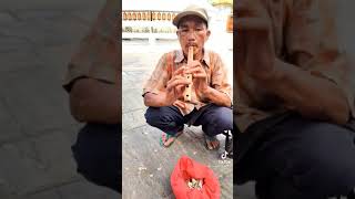 Nepali Flute.Street talent