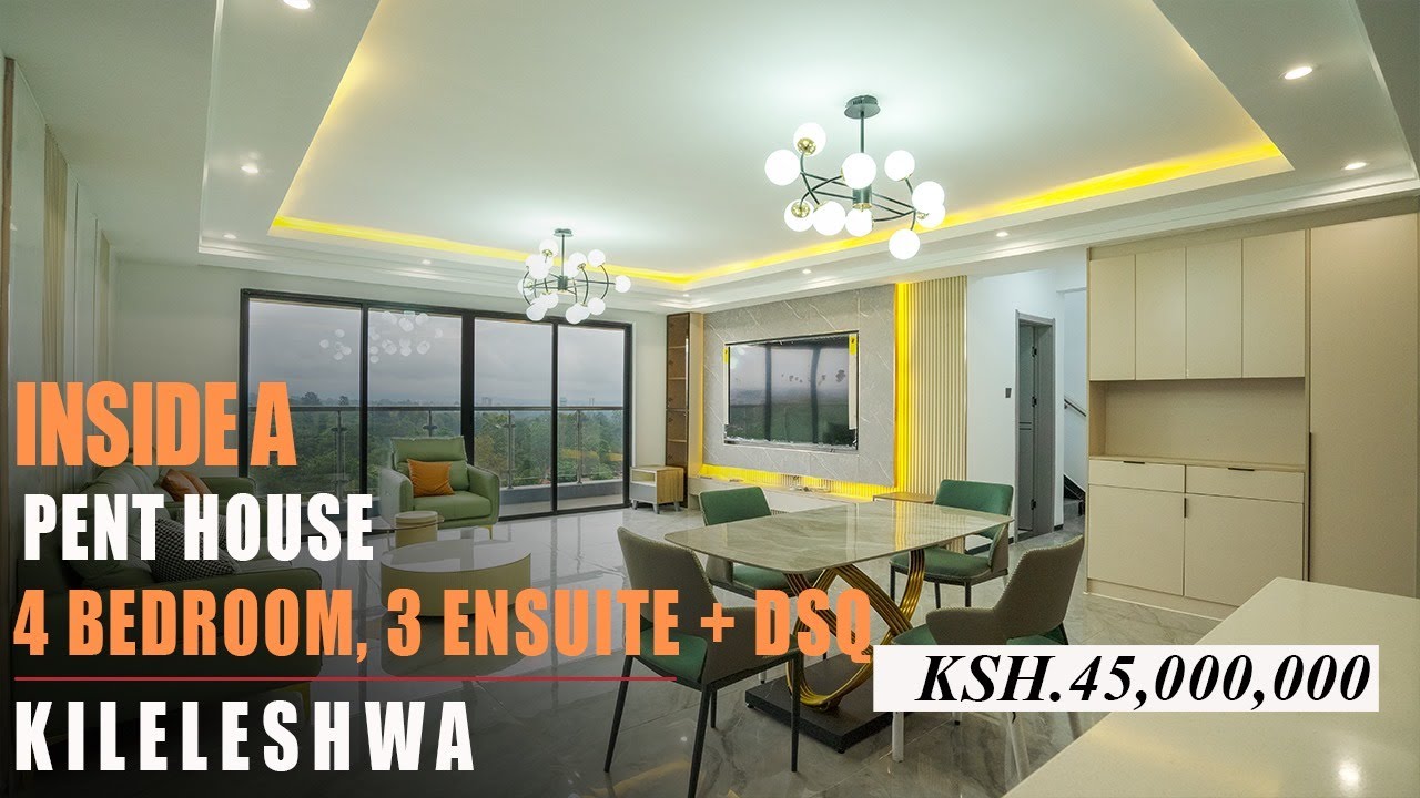 Inside Ksh. 45,000,000 4 - Bed Duplex Penthouse + Dsq in Kileleshwa, Nairobi | Kenya