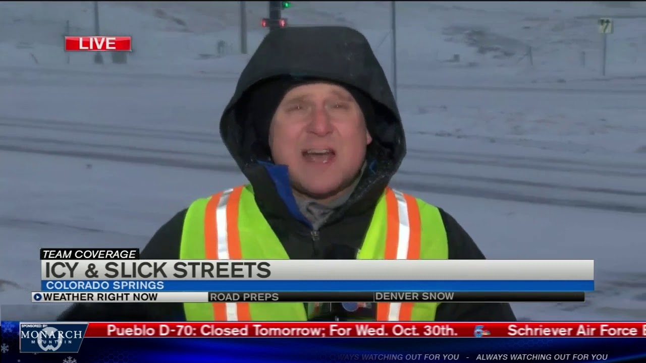 A look at road conditions Tuesday evening - YouTube