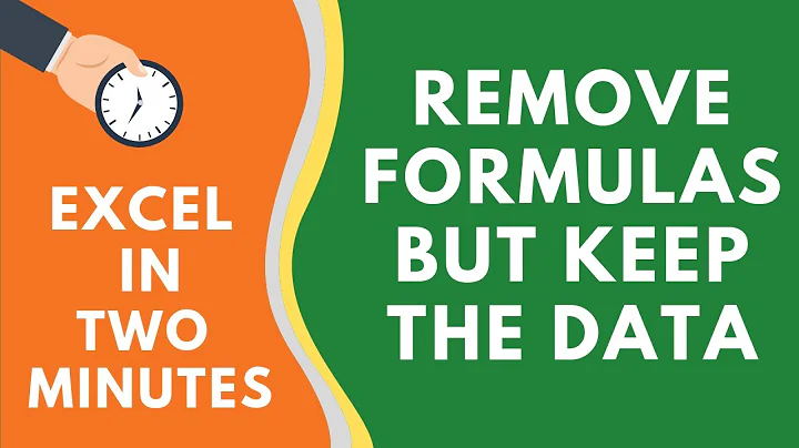 Remove Formula but keep the data in Excel (2 Really Simple Ways)