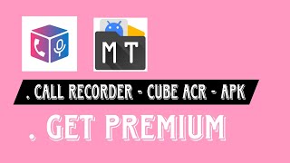 How to mod Call Recorder - Cube ACR with mt manager