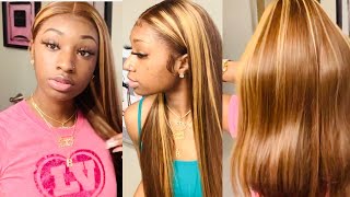Hey babes! ●▬▬▬▬▬ ❤ali unice hair❤ ▬▬▬▬▬●
with code “boujee10”, get $10 off! hair information: 24 inches
150% brazilian blonde brown pre-plucked straight wig...
