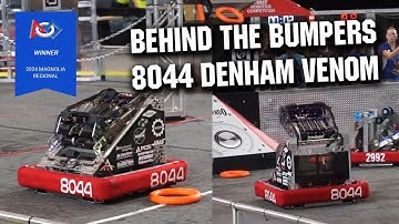 Behind the Bumpers | 8044 Denham Venom | CRESCENDO FRC Robot