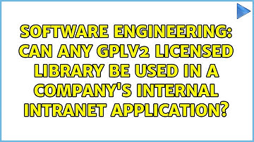Can any GPLv2 licensed library be used in a company