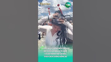 Gội đầu ở lễ hội té nước | TB TREND #shorts #tingiaitri #giaitri