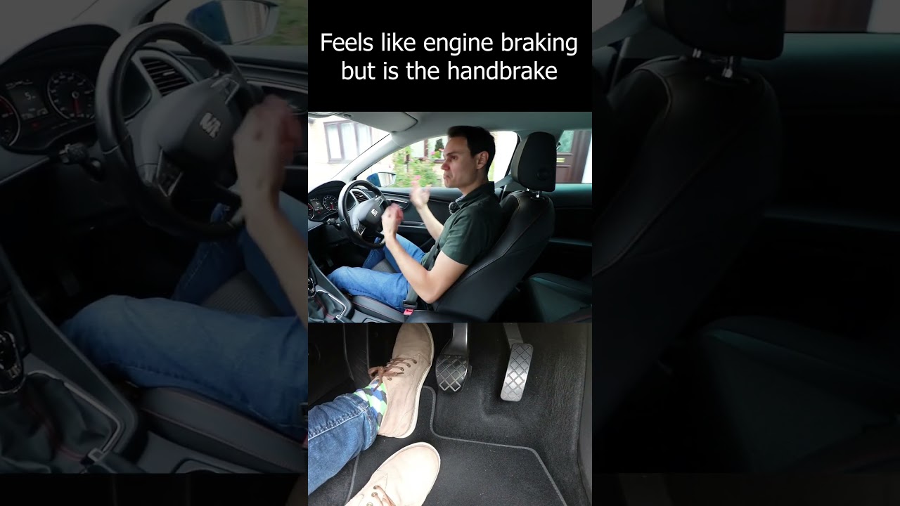 Handbrake vs footbrake 