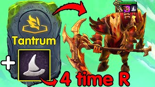 " 4 time R ?!" with Hecarim 3 Star + Tantrum + Mage...!