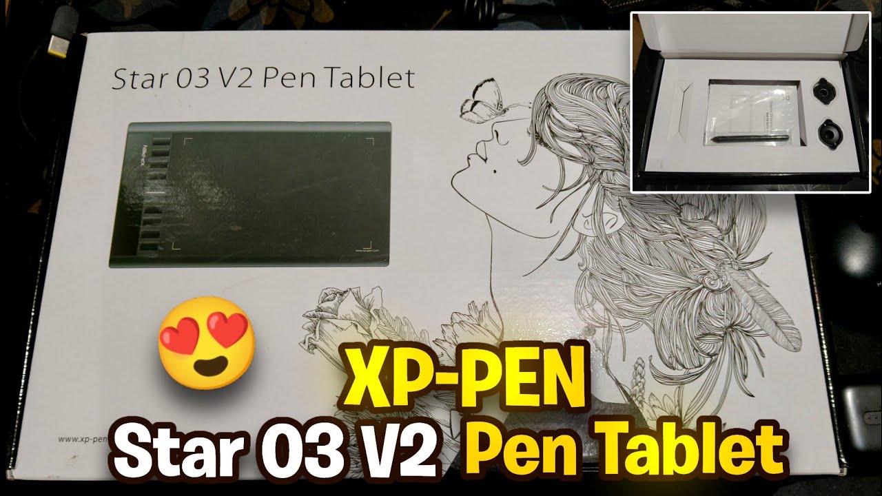 XP-PEN Star 03 V2 Pen Tablet Unboxing