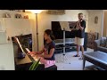 Mozart's Violin and Piano Sonata in E-flat major (duet with me and my dad)