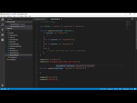 Tipos literales | Variables y Tipos | Programando en TypeScript - YouTube
