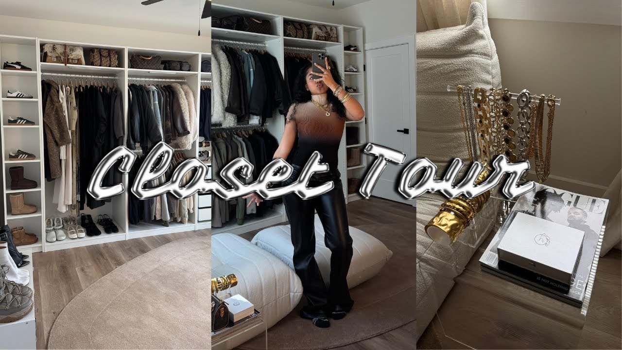 Мой тур по гардеробной! Шкаф своими руками на заказ