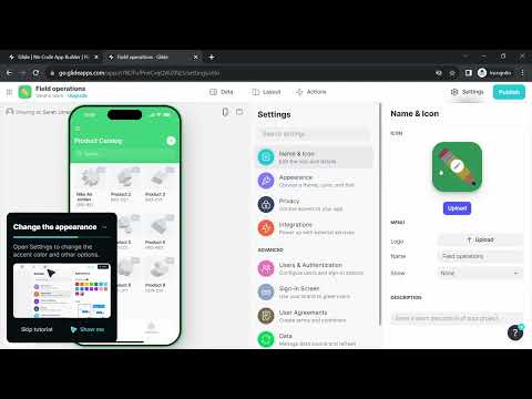 Onboarding on Glide