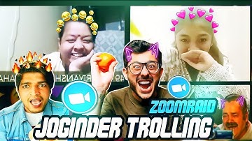 Trolling Indian Online Classes - BRAINROT Edition-ZOOM RAID P11 @Thara.Bhai.Joginderdis@CarryMinati