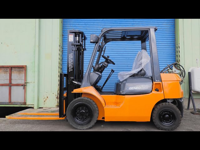 80万円 トヨタフォークリフト ニトン ガソリンとプロパンガス兼用
