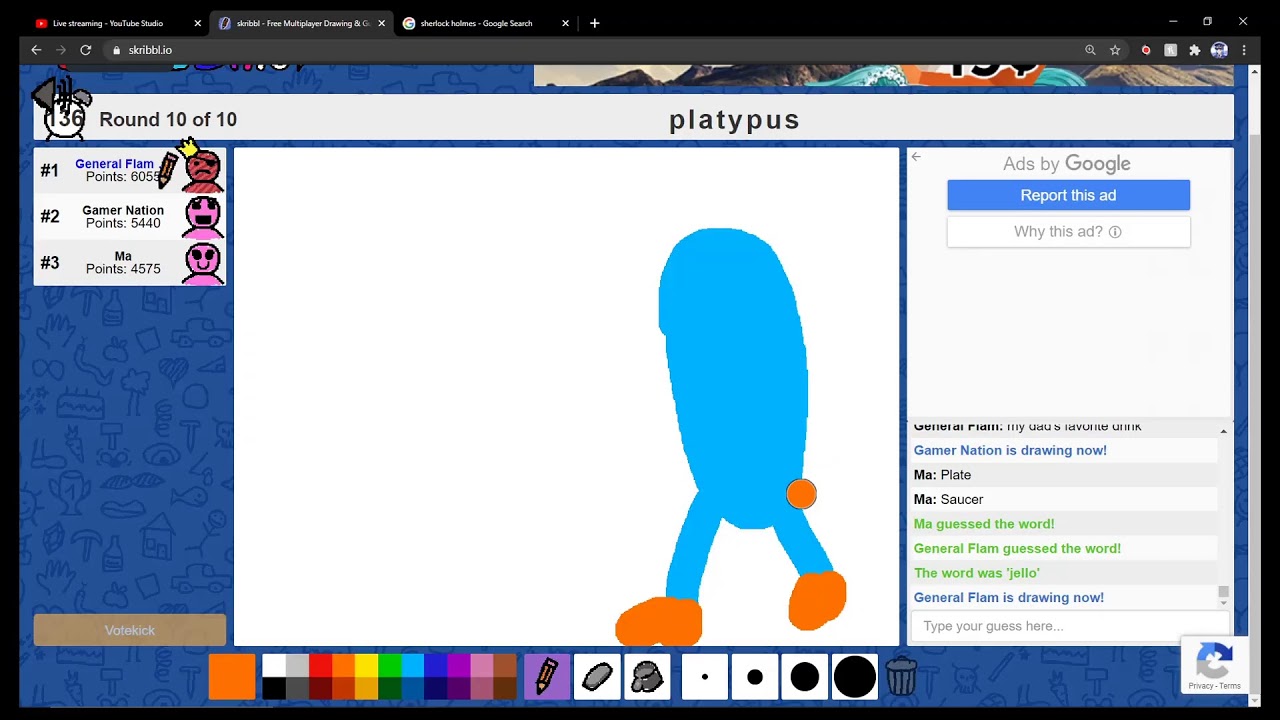 [Skribbl.io] Drawing with Friends! - YouTube