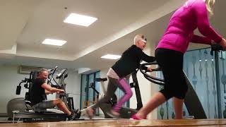 Woman Falls Off Treadmill at Gym