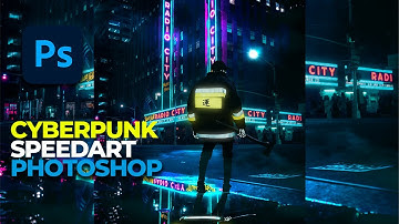 "CYBERPUNK-STYLE" Photo Manipulation Speed Art | Photoshop Tutorial