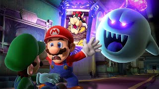 Luigi's Mansion 3 - 2 Player Co-Op + Paper Mario - Full Game Walkthrough (HD)