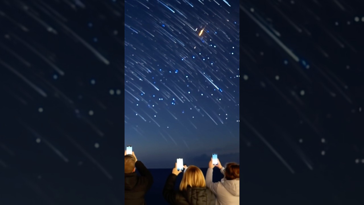 🔭Rare!! Double Meteor Shower 🌌💫 #meteorshower #cruiselife