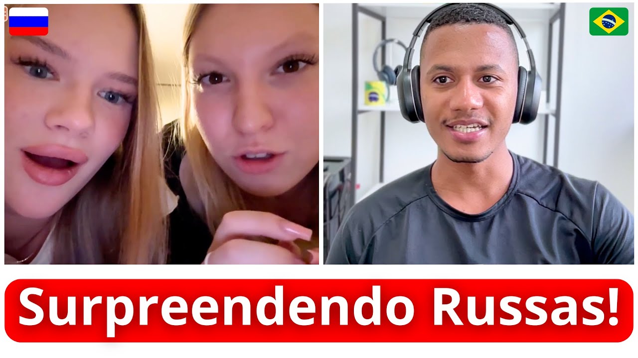 Brasileiro surpreende MULHERES RUSSAS ao falar russo fluente no OmeTV #41