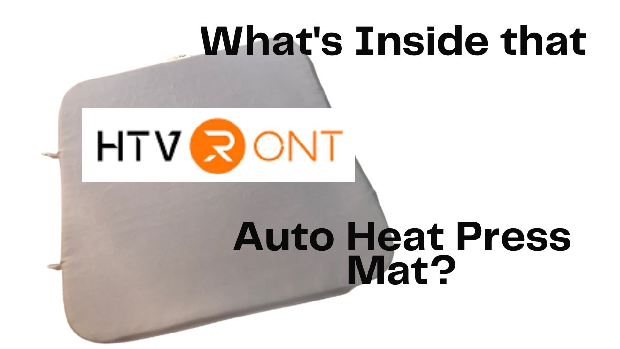 What's Inside that HTVRont Auto Heat Press Mat? 