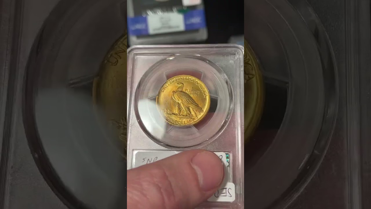 1907 $10 Indian Gold Coin.  A superb example.