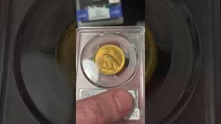 1907 $10 Indian Gold Coin. A superb example.