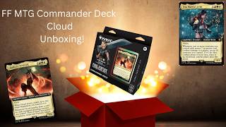 MTG FF Cloud Commander Deck Unboxing