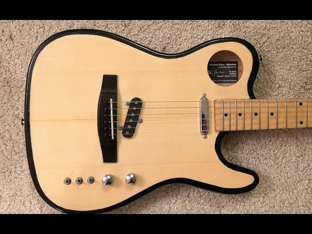 Building my own electro acoustic Telecaster Style Prototype class=