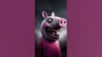 Horror versions of the Peppa Pig characters #scary