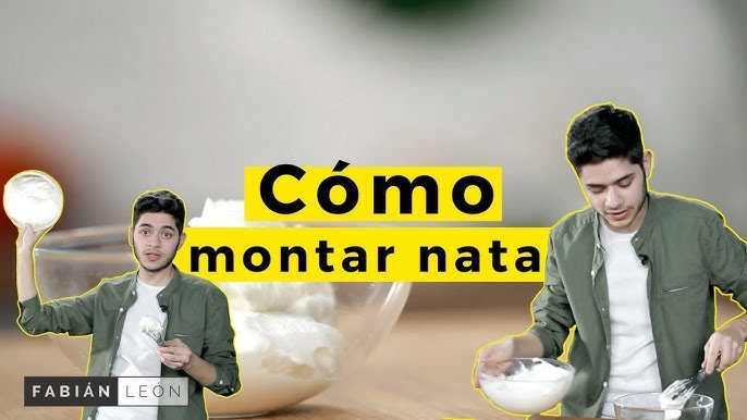 ▷ Cómo Montar y Utilizar la Nata Vegetal 【Trucos y Consejos】✓