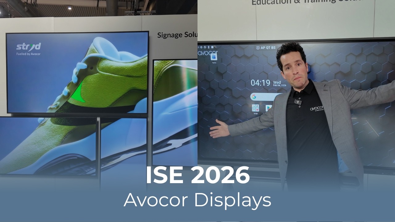 Globe Systems på ISE 2026 - Avocor Displays