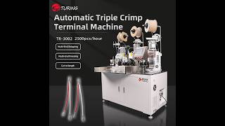 Auto 2 wire 3 terminal pressing machine Three-in-one Crimping Terminal Crimping Machine
