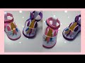 DIY Miniature Craft Mini Glitter SneakersShoe تعلم معي صنع حذاء لامع