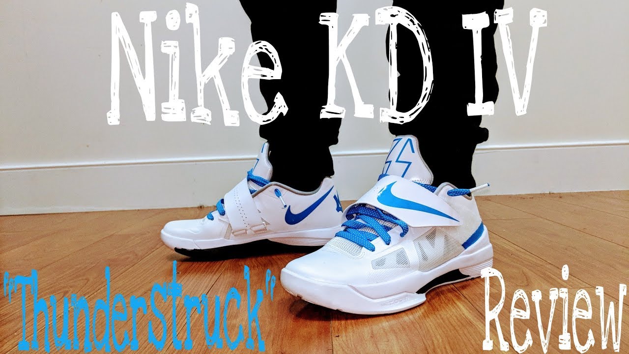 Best KD shoe, Nike IV "Battle Tested"/"Thunderstruck" Review - YouTube