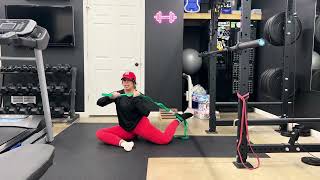 90-90 Hip Internal Rotation Passive Range Hold 