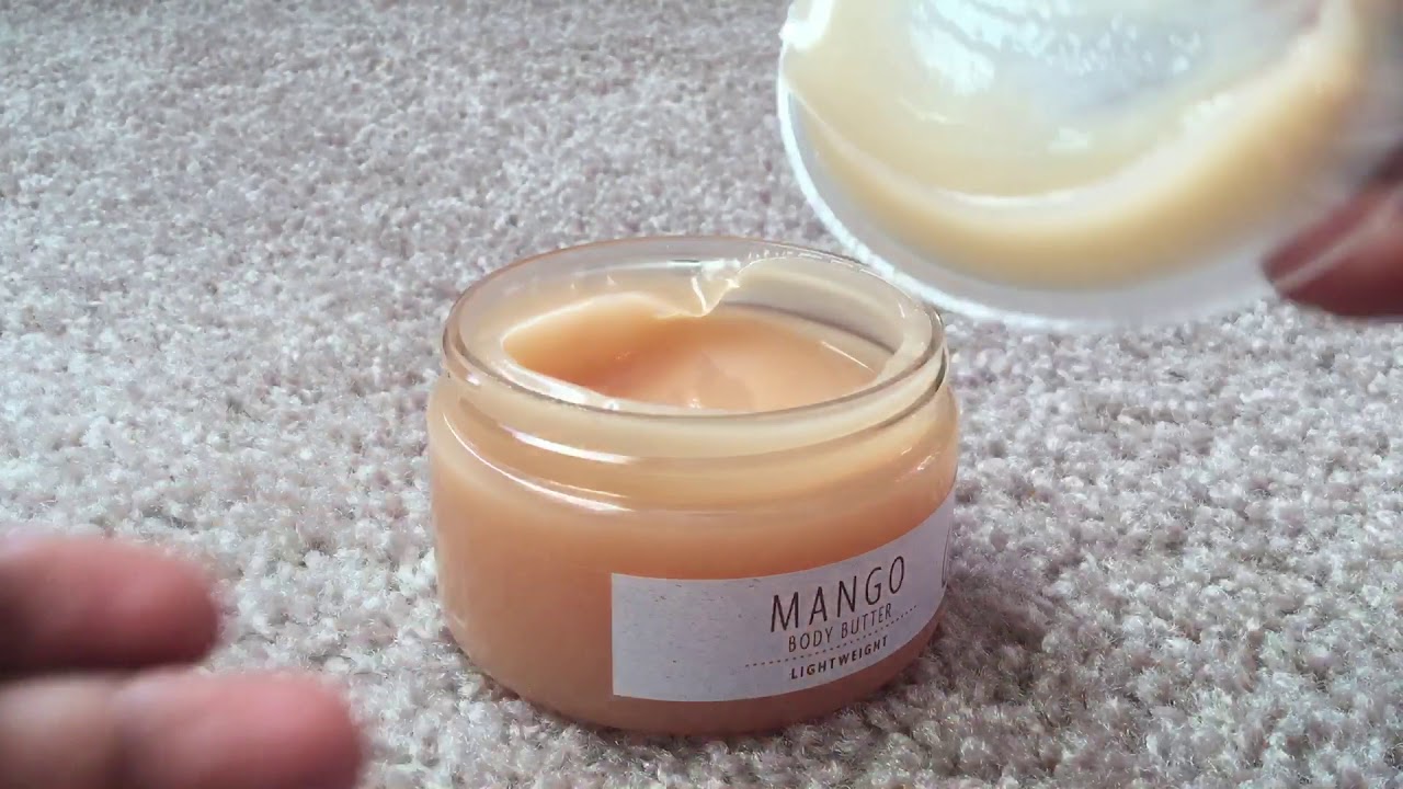 BATH & BODY WORKS MANGO BODY BUTTER LIGHT WEIGHT REVIEW ON SALE!(GREAT