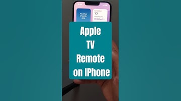 Apple TV Remote on IPhone