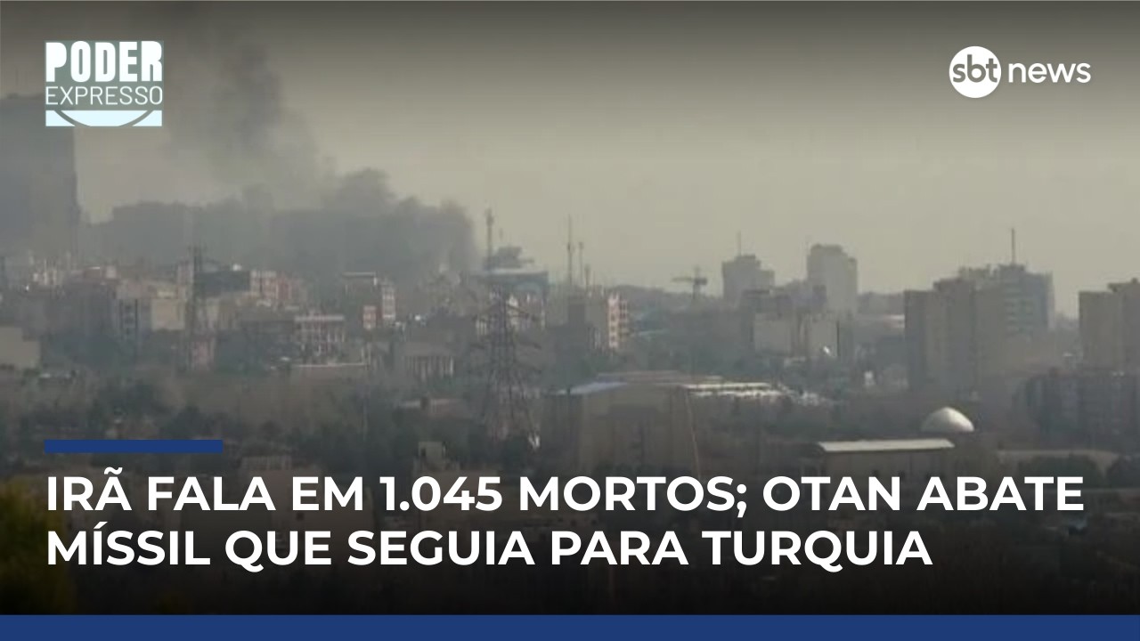 Irã diz que ataques de EUA e Israel já deixaram 1.045 mortos no país | #PoderExpresso