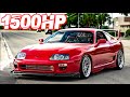 3 perfect 1500hp supras the evil triplets 55psi  9500rpm 4500hp worth of 2jz