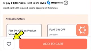 how to add products in wishlist melorra jewellery app | melorra mein product wishlist me kare screenshot 3