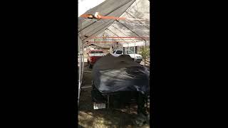 Harbor Freight 10x20 Canopy Tent Upgrade