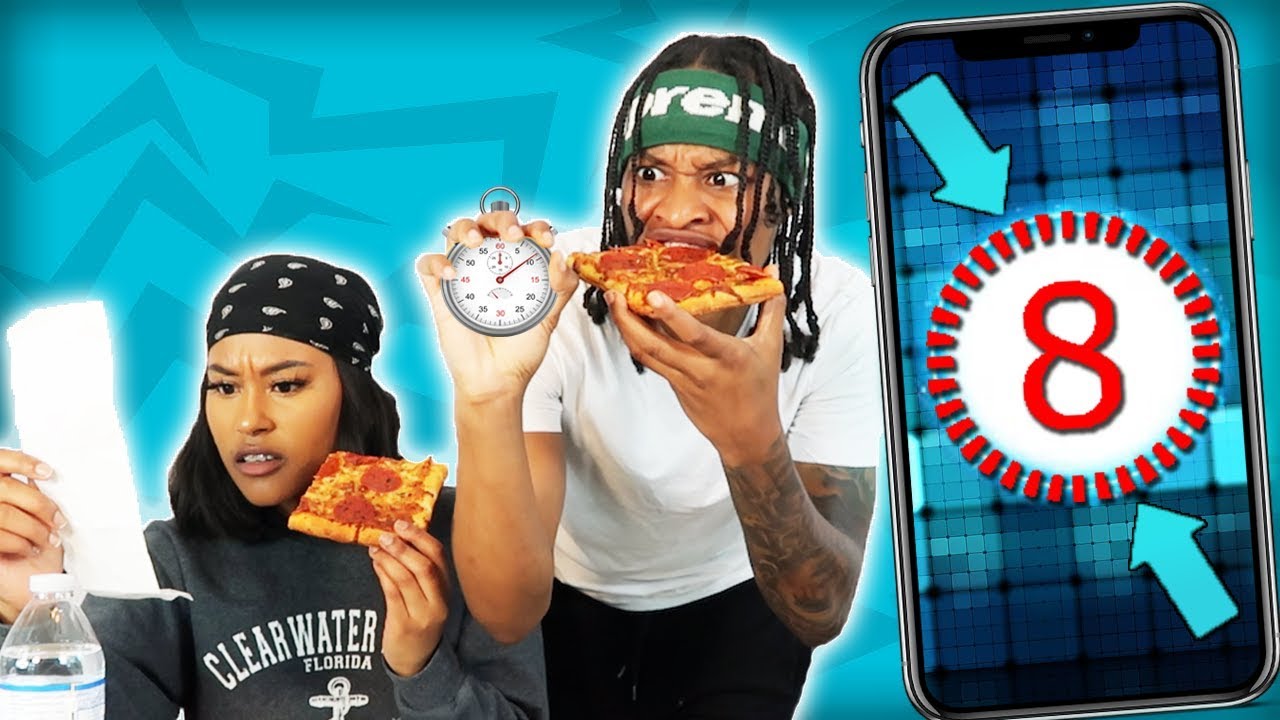 We Only Have 1 MINUTE To Eat EVERY MEAL for 24 HOURS! (IMPOSSIBLE FOOD CHALLENGE)