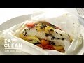 Halibut, Squash and Tomatoes in Parchment - Everyday Food with Sarah Carey