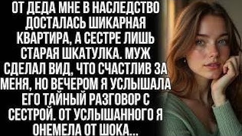 Я унаследовала от деда квартиру, а сестра шкатулку. Но когда я услышала разговор мужа с ней…