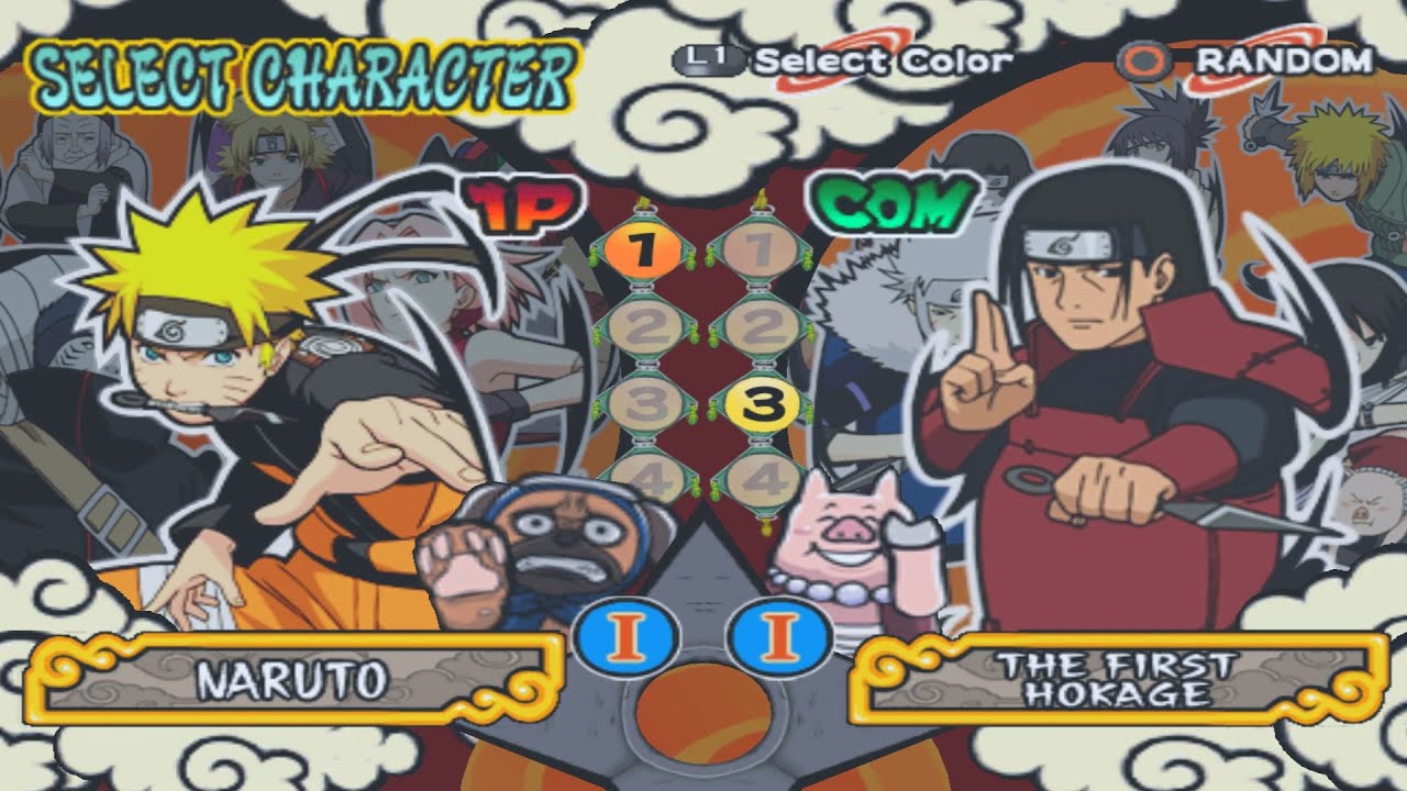 Naruto VS Hokages (INSANE) - Naruto Shippuden Ultimate Ninja 4