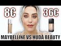 MAQUILLAJE ECONÓMICO VS ALTA GAMA | MAYBELLINE CLON LOW COST HUDA BEAUTY?